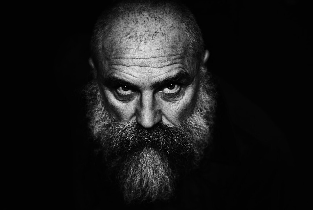 Man portrait with short beard
