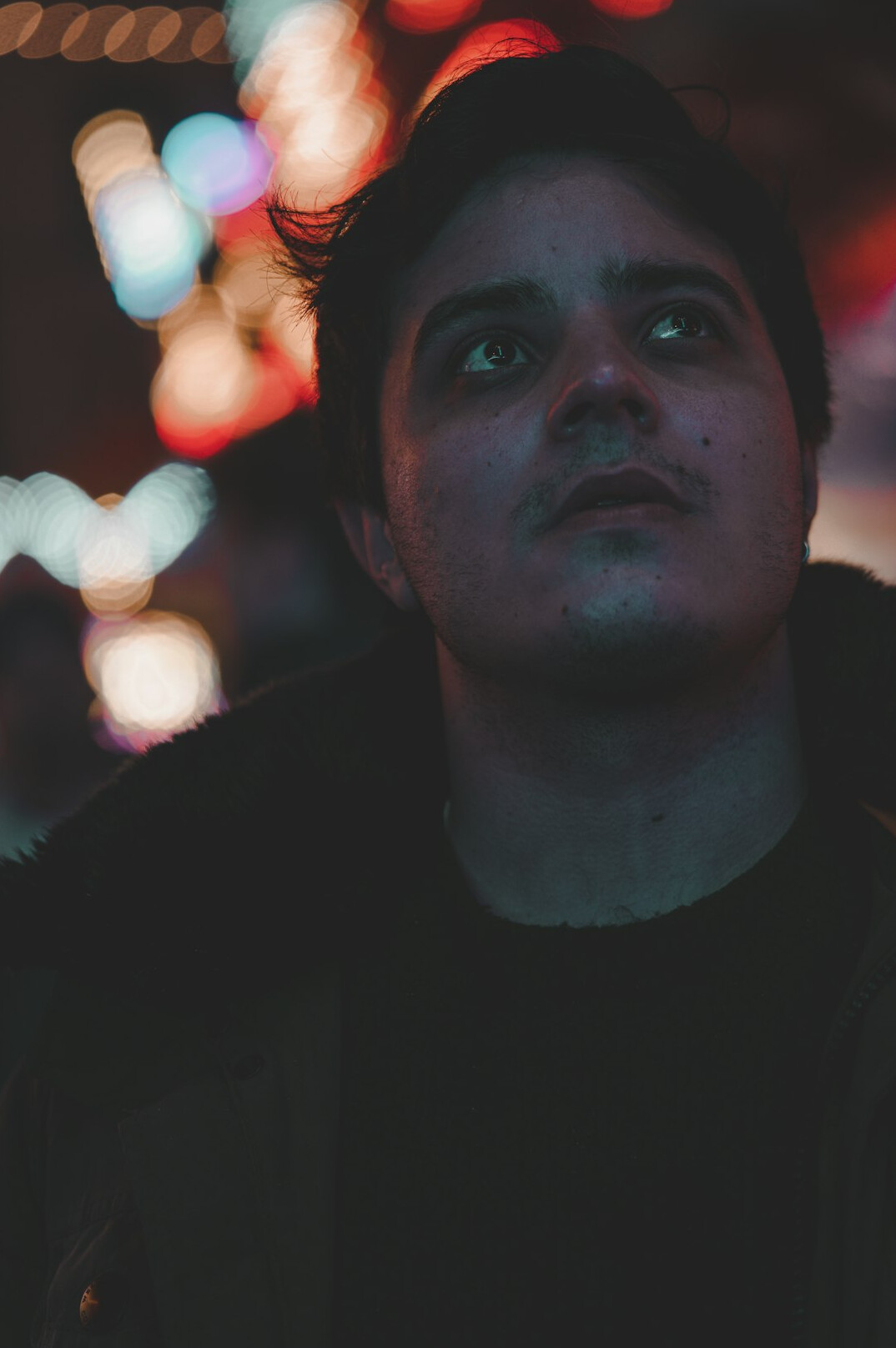 Man portrait with friendly expression